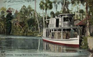 Ocklawaha river, Florida; Orange boat (EK)