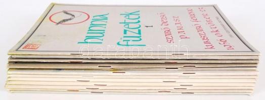 1989-1990 Hunnia Füzetek 1-10