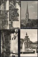 52 db külföldi városképes lap