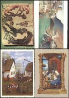 60 db modern motívumlap, leginkább művészlapok