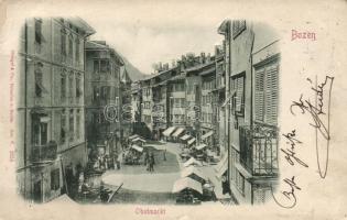 Bolzano, Bozen fruit market Emb. (EB)