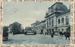 Sankt Pölten railway station, tram