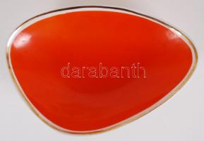 Hollóházi kulacs és kis tálka, jelzettek, hibátlanok, m:16 cm, 13×9 cm