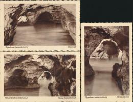 Tapolca - 3 db képeslap a tavasbarlangról