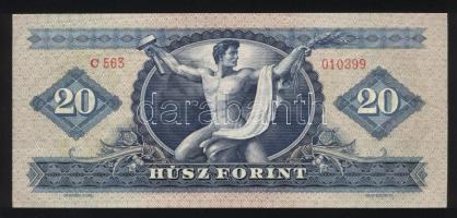 1949. 20Ft T:I (hátlapján alig észrevehető ragasztónyom)