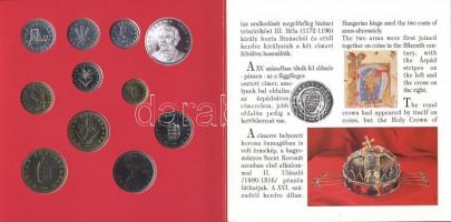 1994. 10f-100Ft 10klf db + 200Ft Ag "Deák" dísztokos szettben T:BU