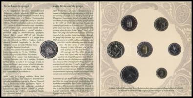 2007. 1Ft-100Ft 8klf db, szettben, benne "Berán Lajos és a pengő" Ag(0.999) emlékérem T:BU...