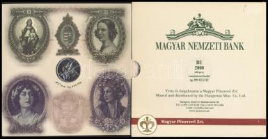 2007. 1Ft-100Ft 8klf db, szettben, benne "Berán Lajos és a pengő" Ag(0.999) emlékérem T:BU...