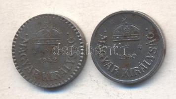 1940. 2f Fe + 1942. 20f Fe T:2,2-