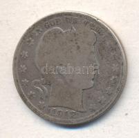 Amerikai Egyesült Államok 1912. 1/2$ Ag "Barber" T:3- USA 1912. 1/2 Dollar Ag "Barber" C:VG