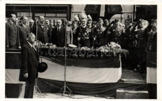 Szatmárnémeti entry of the Hungarian troops, Horthy So. Stpl (gluemark)