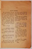 Rácz Gyula: Bűvészkönyv. Budapest 1942. Féderer és Társa. Borító nélkül,  apró szakadásokkal