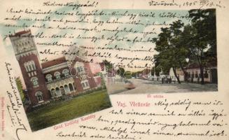 Vasvörösvár Erdődy castle, main street (EK)