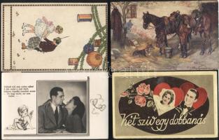 14 db régi, különböző tematikájú motívumlap