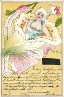 1899 Floral lady (EK)