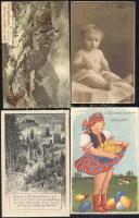 17 db régi, különböző tematikájú motívumlap