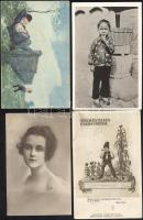 13 db régi, vegyes tematikájú motívumlap