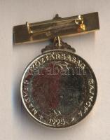 1995. "Magyar Köztársaság Bajnoka" asztalitenisz sport kitüntetés eredeti dísztokban T:1