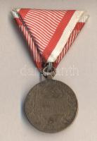 1898. "Jubileumi Emlékérem Fegyveres Erő Számára / Signum memoriae (AVSTR)" Br érem mellsz...
