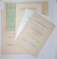 Dekoratív kitüntetés és jelvény sor eredeti szalagsávon 10db klf éremmel illetve a hozzájuk tartozó ...