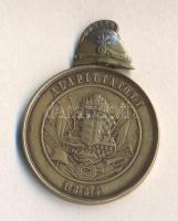 "A Magyar Országos Tűzoltó Szövetség X éves Szolgálati Érme" aranyozott Br kitüntetés tűzo...