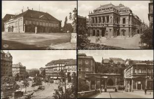 Budapest - 12 db jó minőségű, régi városképes lap 1910-1930