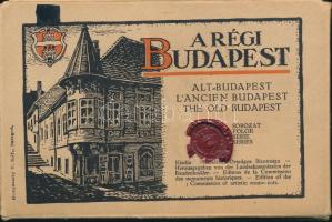 A régi Budapest - 12 darabos képeslapsorozat különböző szignós akvarell lapokkal,