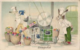 Easter, bunny, egg factory