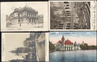 Budapest - 10 db régi városképes lap 1910-1940