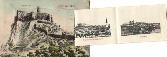 Szepesváralja leporellocard  (w. Baldóc, Sibra, Savnik, Szepesgörgő, Szepeshely)