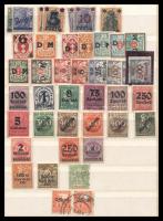 Deutsches Reich + Danzig 42 db bélyeg berakólapon