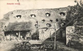 Piski Aranyvár castle ruins