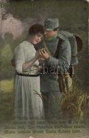 Military, couple, romantic