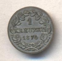 Német Államok / Bajorország 1870 1Kr Ag T:2 German States / Bavaria 1870 1 Kreuzer Ag C:XF