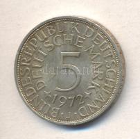 NSZK 1972J 5M Ag T:2/3+ GFR 1972J 5 Mark Ag C:aXF