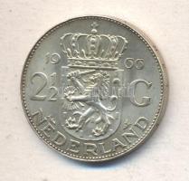 Hollandia 1966. 2 1/2G Ag "Julianna" T:2 Netherlands 1966. 2 1/2 Gulden Ag "Juliana" C:XF