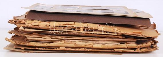 cca 1900-1940 59db tervrajz, skicc fa, ill. fém kisbútorokról / 
Sketches and drafts of metal and wo...