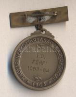 1963. "Magyar Népköztársaság Bajnokságai" I.O. Férfi (téli sportok) díjérem eredeti díszto...