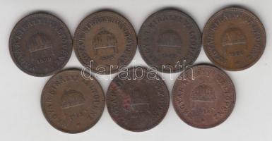 1898-1914. 2f (7x) klf, közte 1903-as! T:2,2-,3