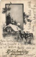 Christmas, deers (b)