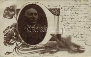 Soldier, the photo of the postcard writer (EB)