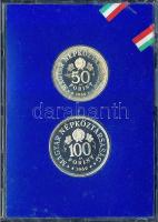 1969. 50Ft Ag + 100Ft Ag "Tanácsköztársaság" pár T:PP Csak 3000db! Eredeti banki csomagolá...