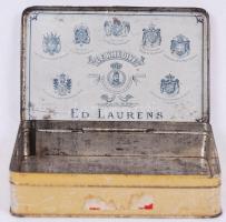 Le Khédive egyiptomi fém cigarettásdoboz / 
Egyptian cigarette box, 15x10x3,5cm