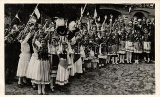 Ipolyság entry of the Hungarian troops, Vissza So.Stpl