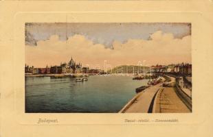 1910 Budapest Dunai részlet