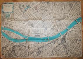 1895 Bécsi erdő turistatérkép + 1968-as Budapest térkép + 1911 es Bécs térkép / 2 vintage maps of Viena, 1 modern Budapest map