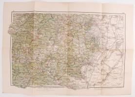 1895 Bécsi erdő turistatérkép + 1968-as Budapest térkép + 1911 es Bécs térkép / 2 vintage maps of Vi...