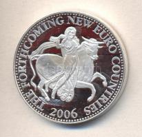 Szlovénia 2006. "Újonnan csatlakozó Euro országok" ezüstözött emlékérem 2007-es szlovén ér...