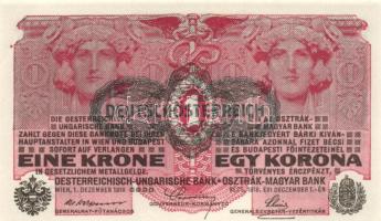 1913-1916. 20K (3x) + 1K klf felülbélyegzésekkel T:vegyes