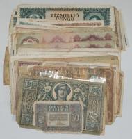 Vegyes bankjegy tétel 240db többféle papírpénzzel a korona, pengő és adópengő időszakból T:vegyes